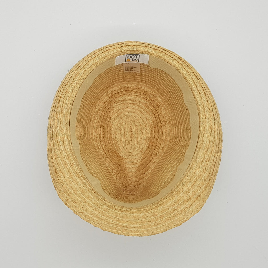 Underside of Montego Trilby Hat