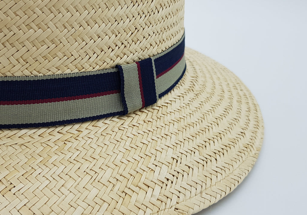 Close of brim and band of Carlos Safari Hat