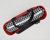 Top view of Corfu Bag - Red with Houndstooth