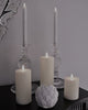 Ivory Flameless LED Candles on display