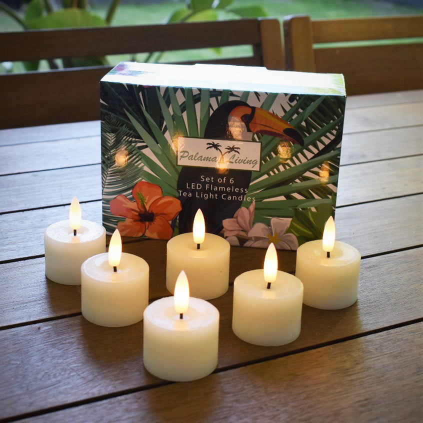 Flameless Candles Battery operated or Rechargeable Palama Living